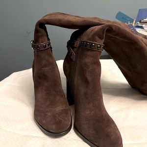 Coach rich chocolate brown boots